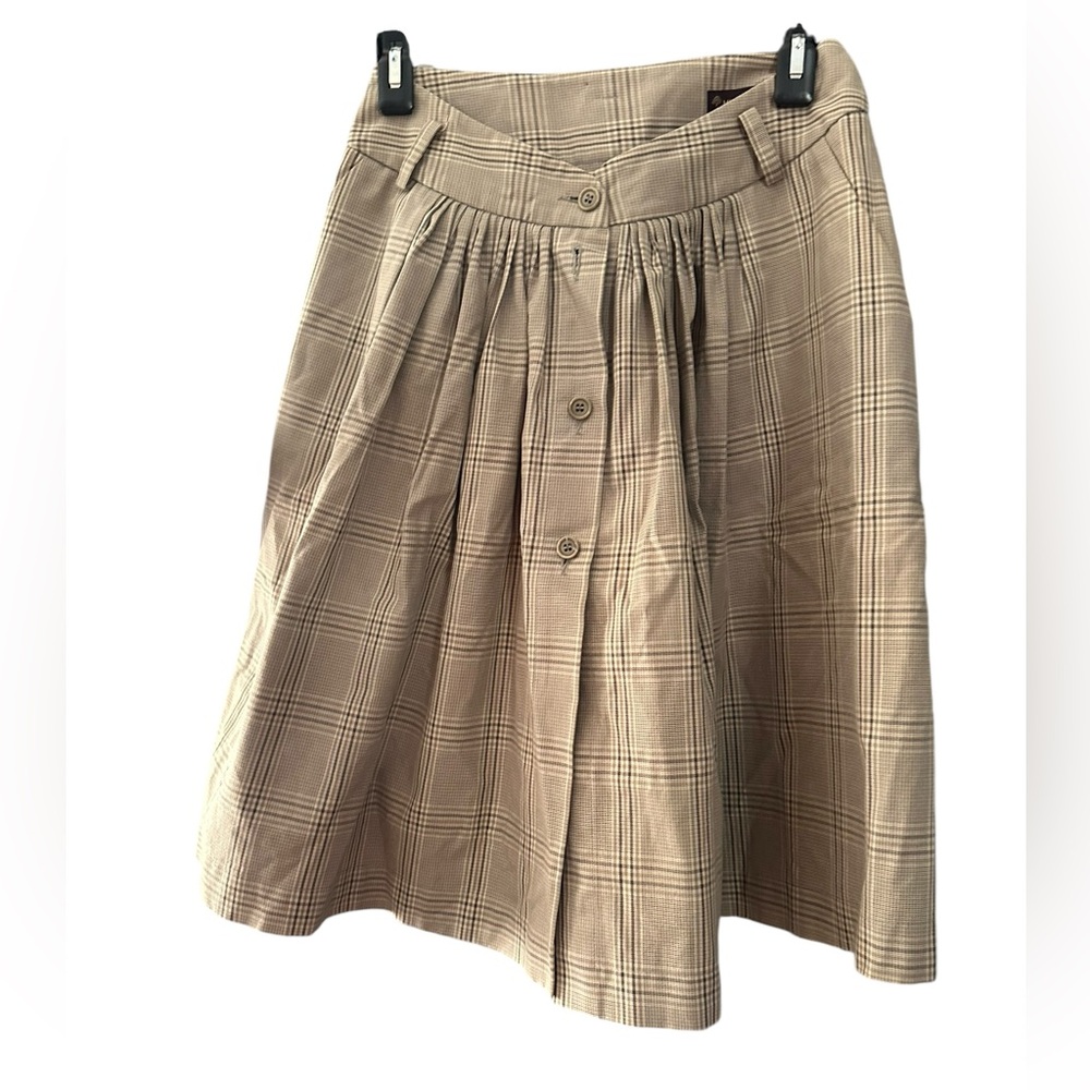 MULBERRY PLAID SKIRT MADE IN ITALY - Picture 1 of 4